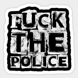 Fuck the police Sticker